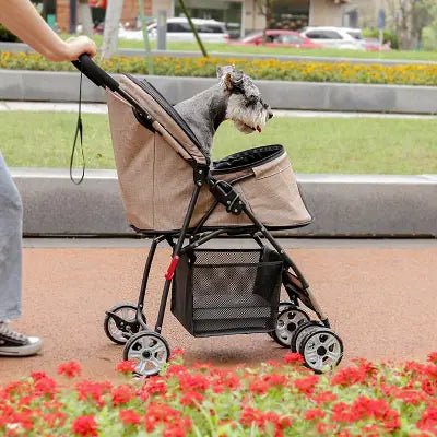 Poussette pour Chien - PetStroller™ - Beige - Nature chien