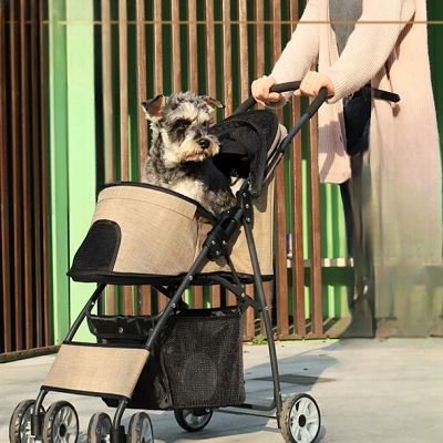 Poussette pour Chien - PetStroller™ - Beige - Nature chien