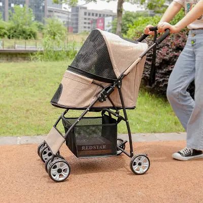 Poussette pour Chien - PetStroller™ - Beige - Nature chien