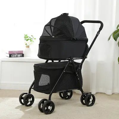 Poussette pour Chien - PetStroller™ - Noir - Nature chien