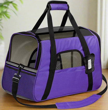 Sac de Transport pour Chien - DogCarrierBag™ - Violet - Nature chien
