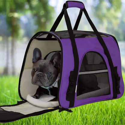 Sac de Transport pour Chien - DogCarrierBag™ - Violet - Nature chien