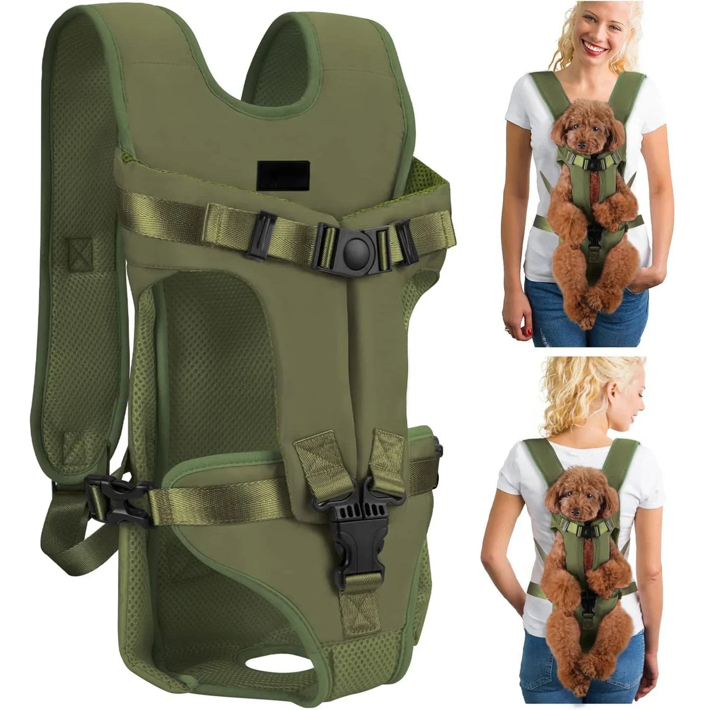 Sac à Dos pour Chien - PetCarrier™ - Vert - Nature chien