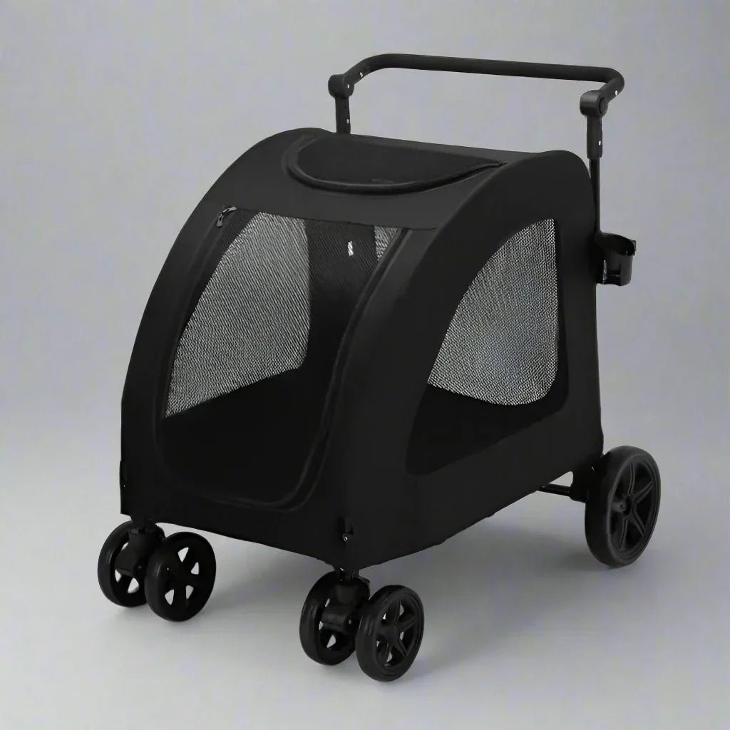 Poussette pour Chien - StrollyPet™ - Noir - Nature chien