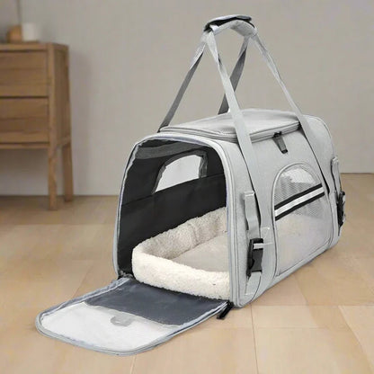 Sac de Transport pour Chien - DogCarrierBag™ - Gris - Nature chien