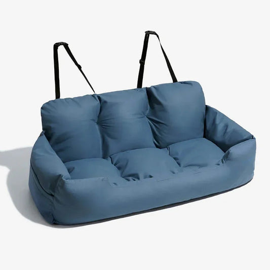 SIEGE AUTO POUR CHIEN - CarrierTravelDog™ - Bleu - Nature chien